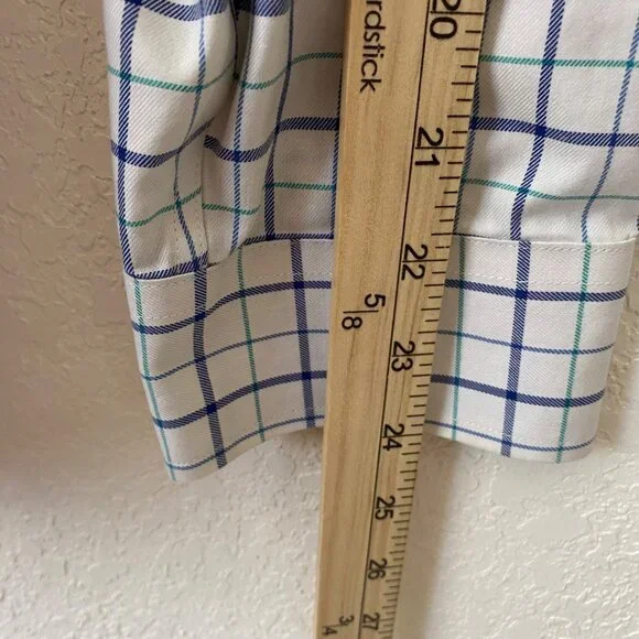 Brooks Brothers Regent Non-Iron Checkered windowpane Cotton Shirt Size XL - Picture 8 of 10